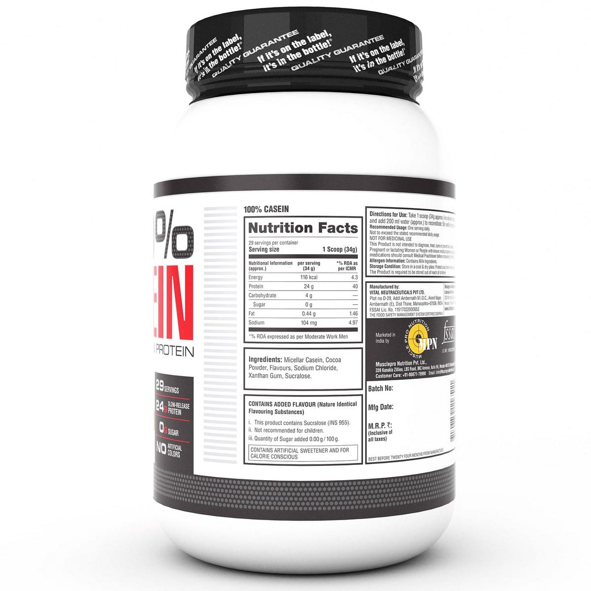 Labrada Nutrition 100% Casein Micellar Protein (1 Kg)
