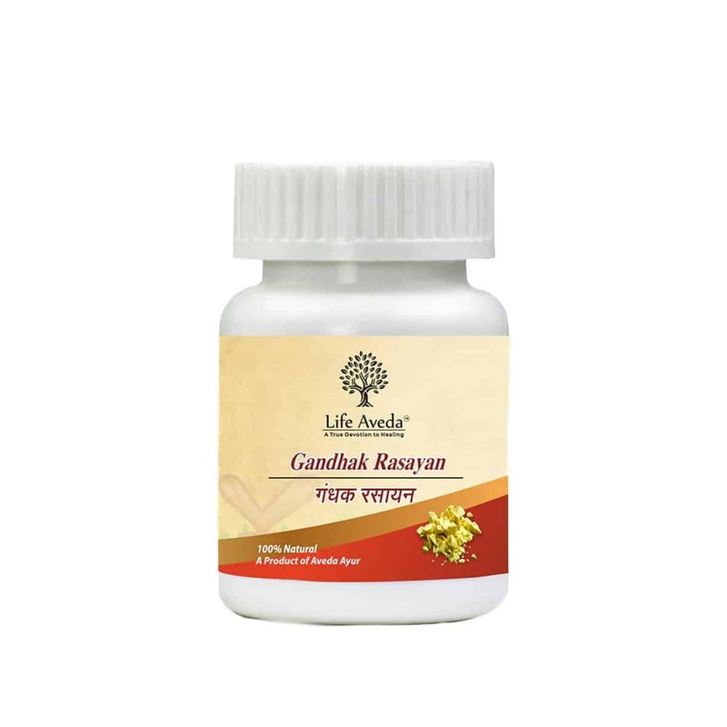 Life Aveda Gandhak Rassayan (60 Tabs)