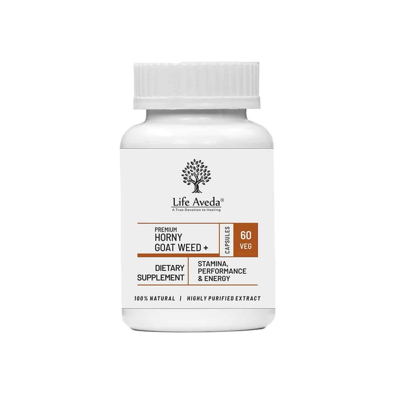 Life Aveda Horny Goat Weed And Capsules (60 Caps)