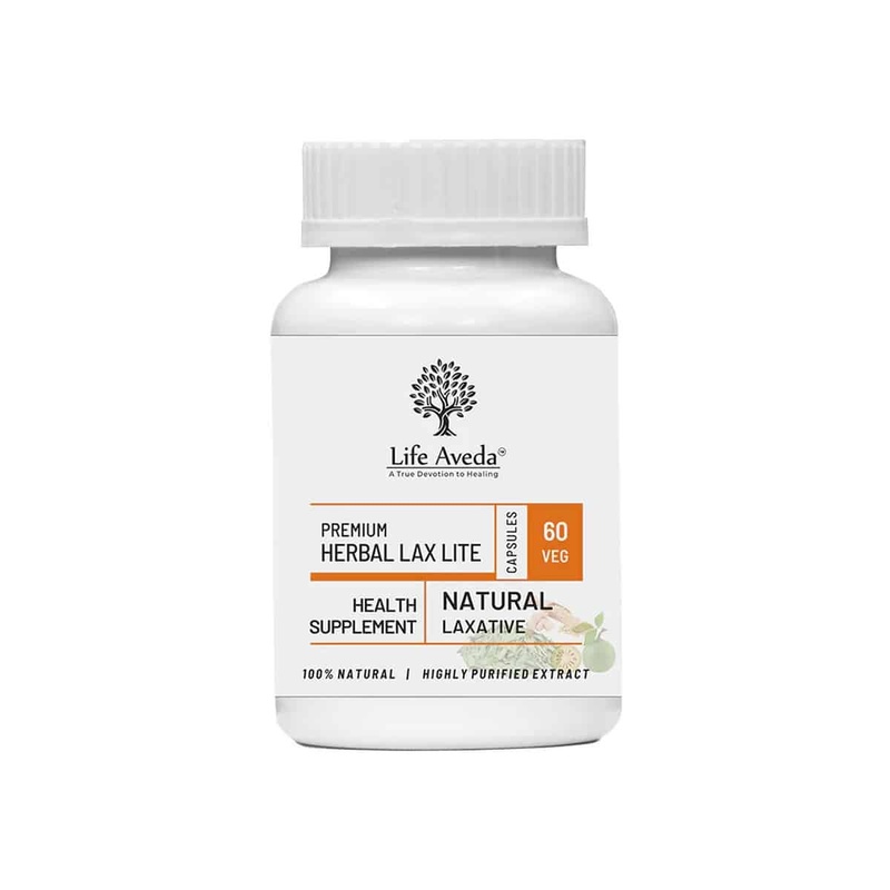 Life Aveda Premium Herbal Lax Lite Capsules (60 Caps)