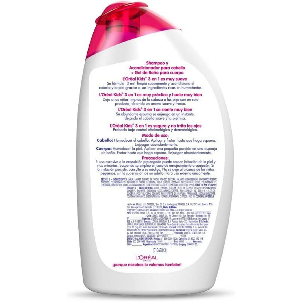 Loreal Kids Raspberry Blast 3-in-1 Shampoo (265 ml)