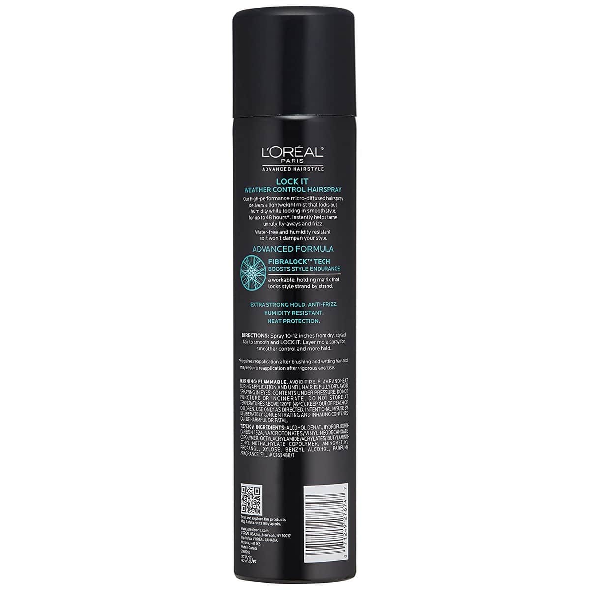 Loreal Lock It Weather Control Hair Spray (234 grams)