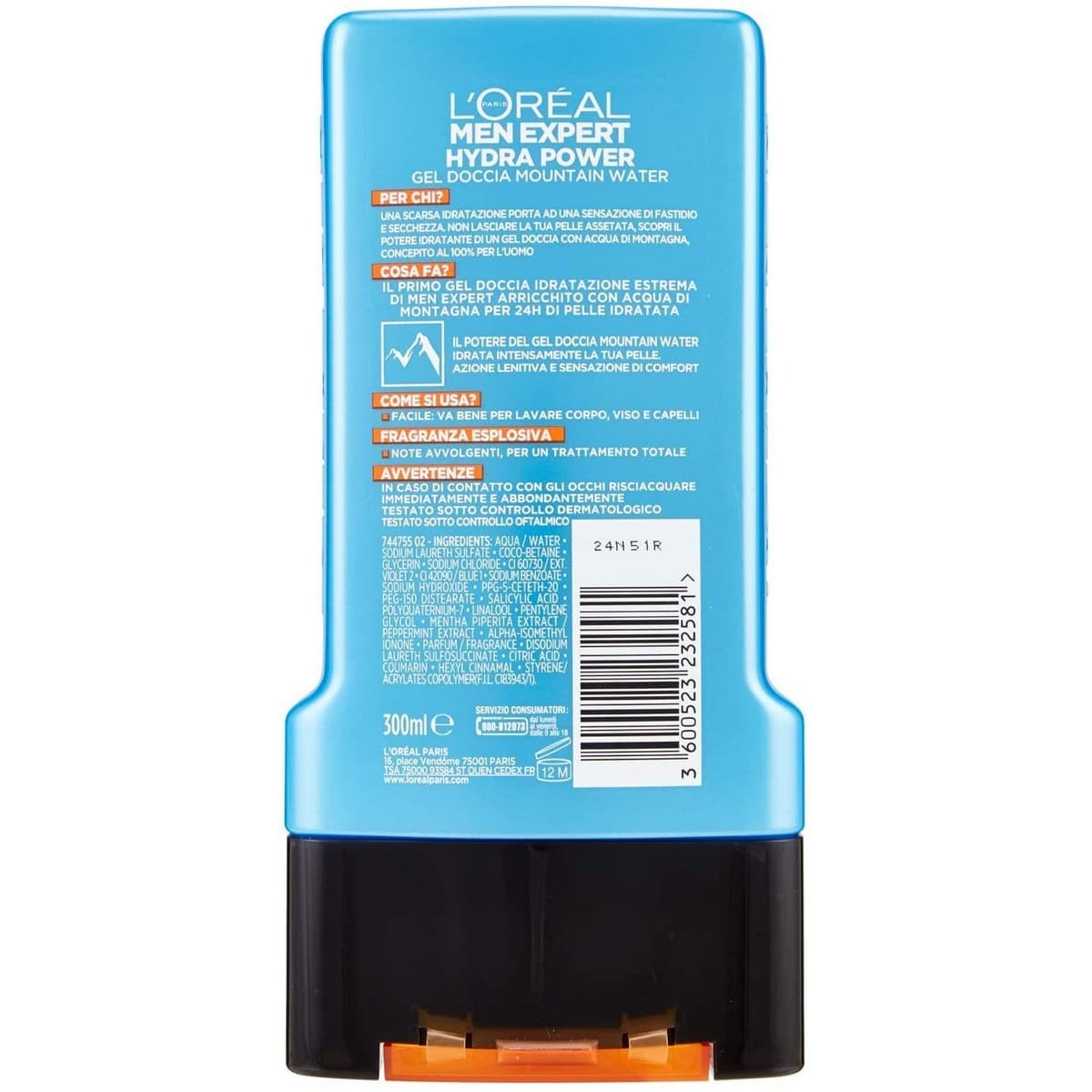 Loreal Men Expert Shower Gel Hydra Power (300 ml)