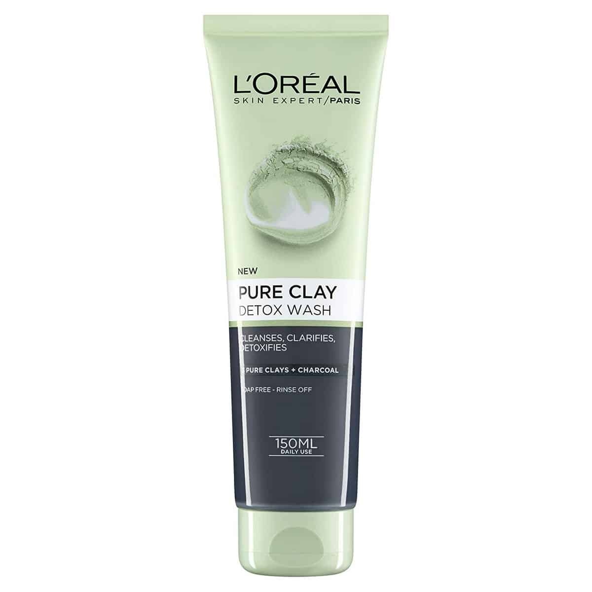 Loreal Paris Clay Black Face Wash (150 ml)