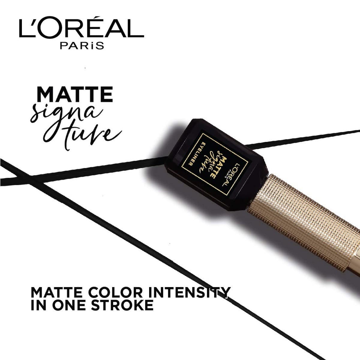 Loreal Paris Matte Signature Liner Black (2.5 ml)