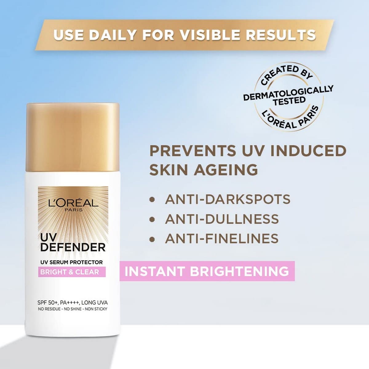 Loreal Paris UV Defender Serum SPF 50 (50 ml)