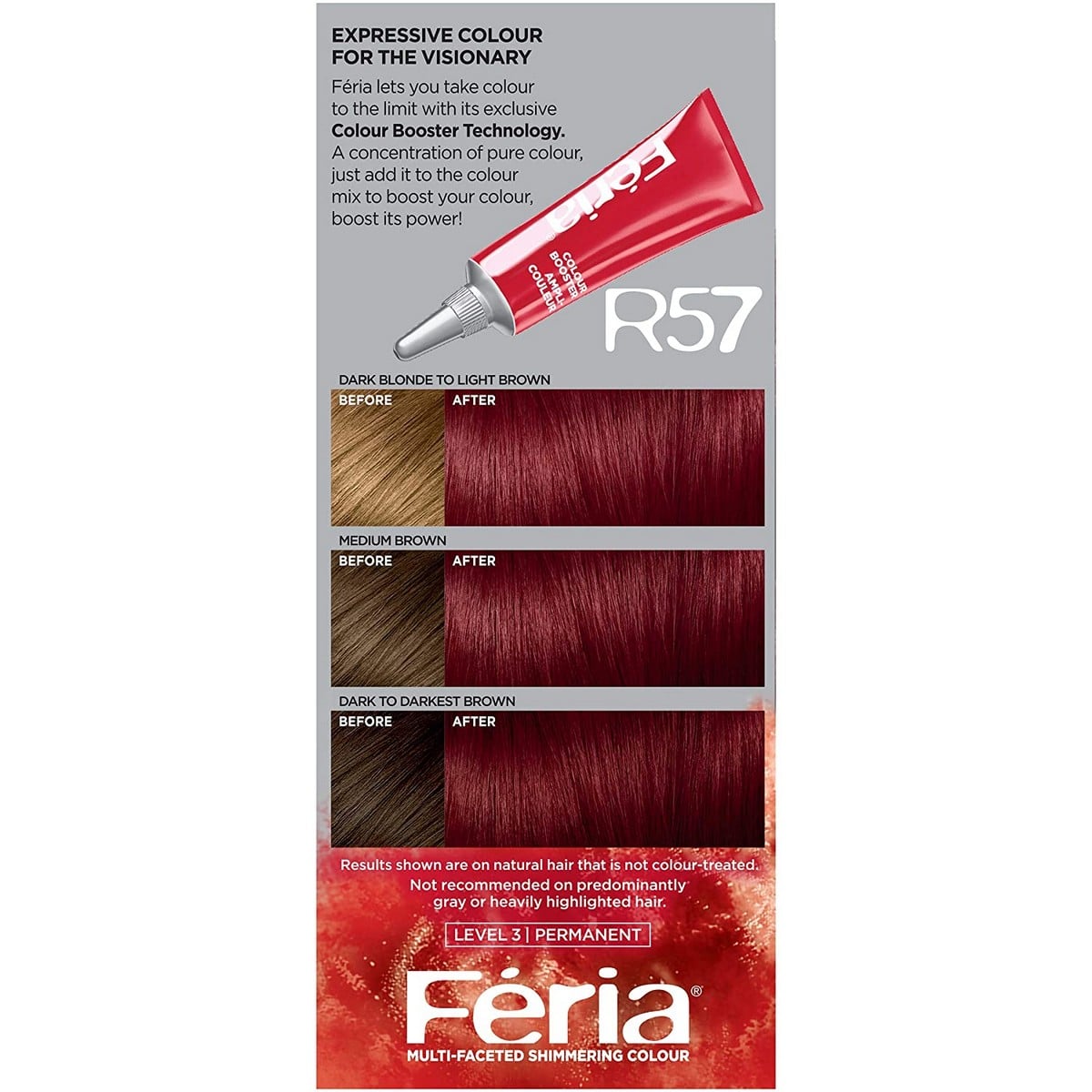 Loreal R57 Intense Medium Feria Power (286 grams)