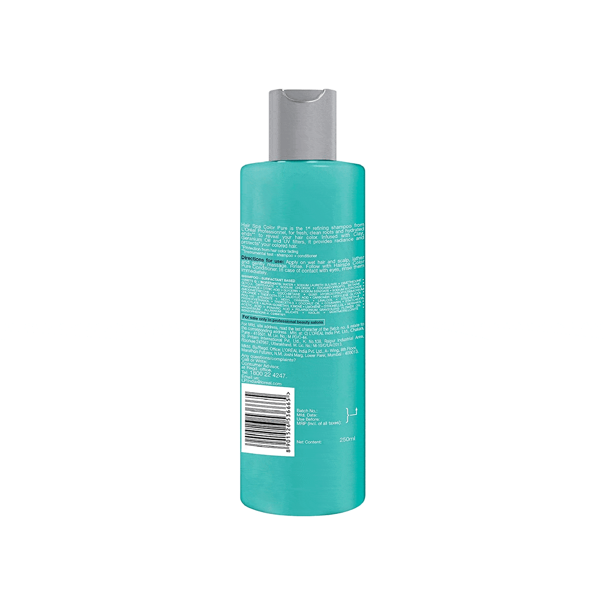 Loreal Hair Spa Color Pure Shampoo (250 ml)