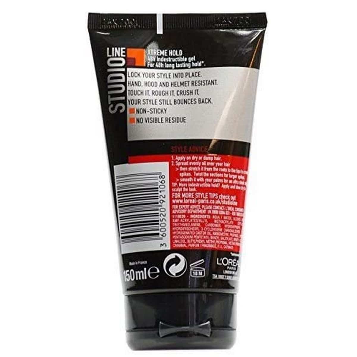 Loreal Studio Line 9 Xtreme Hold Gel (150 ml)