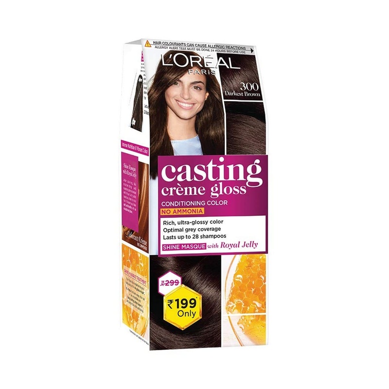 Loreal Temporary Hair Color 300 Darkest Brown (45 grams)