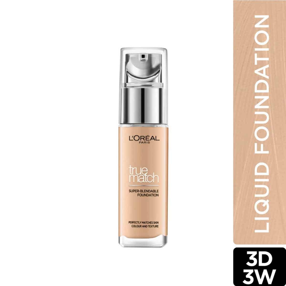 Loreal True Match Foundation Golden Beige 3D3W (30 ml)
