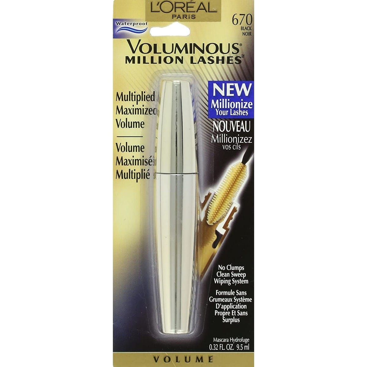 Loreal Voluminous Million Lashes Black (9.5 ml)