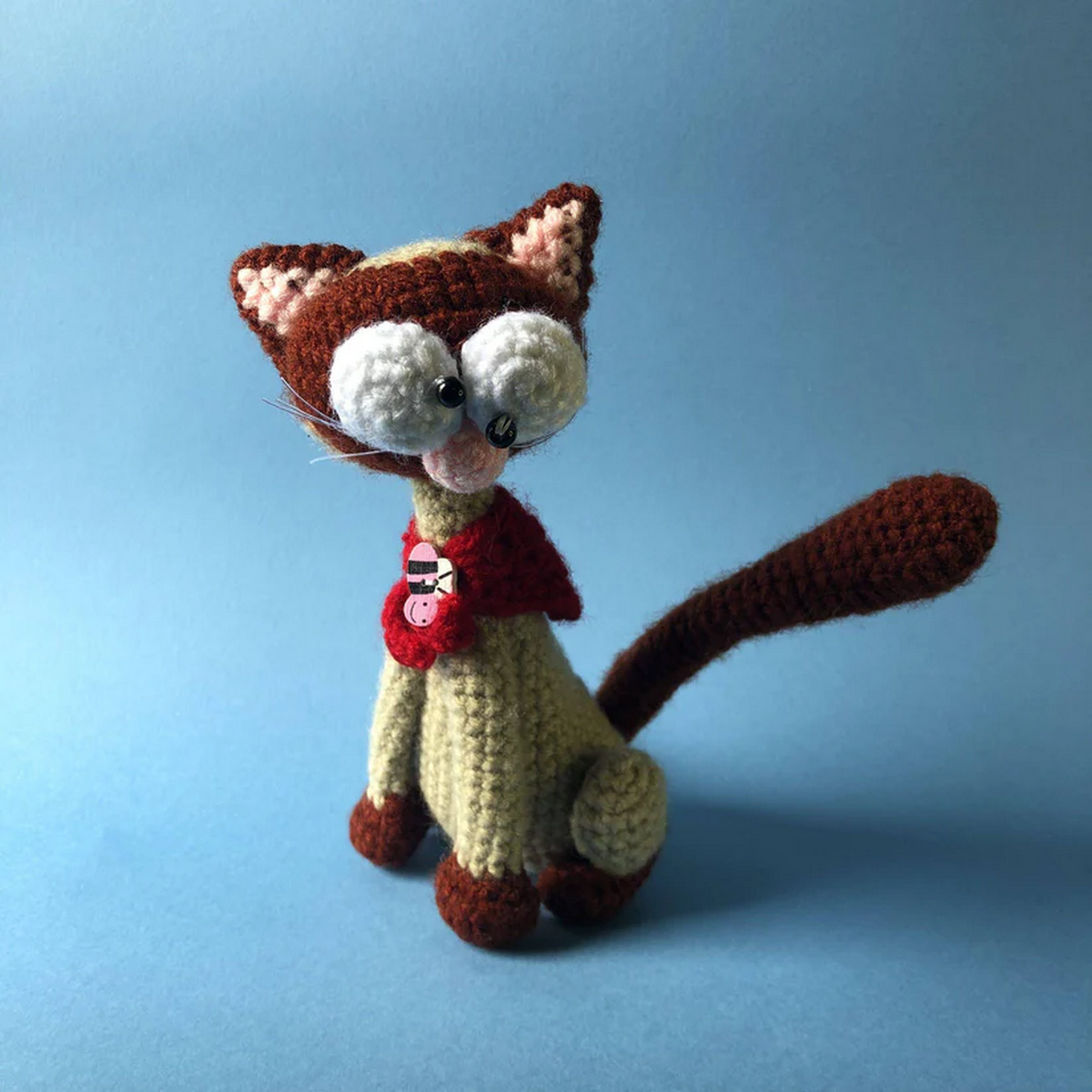 Magical Beings Detective Nakata Cat Crochet Toy