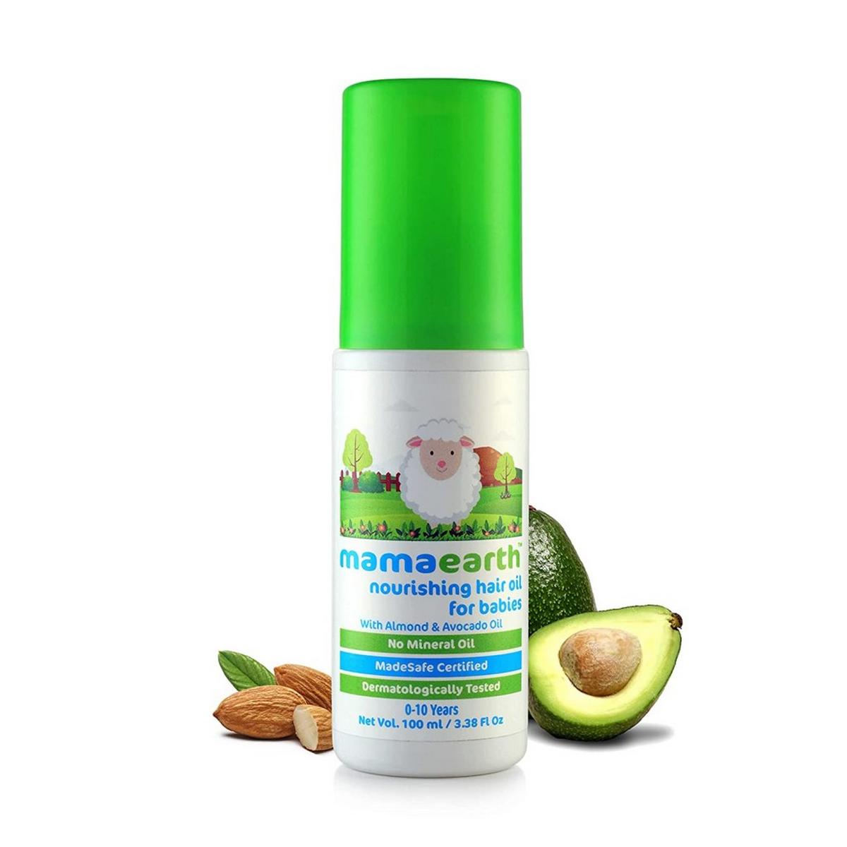 Mamaearth Nourishing Baby Hair Oil Avocado (100ml)