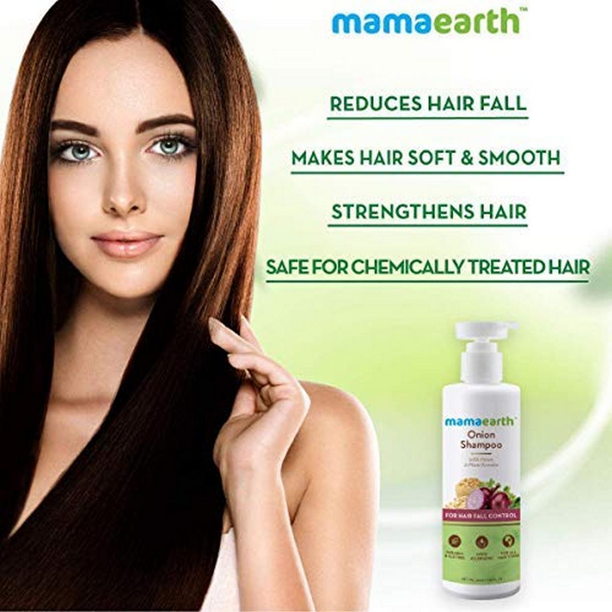 Mamaearth Onion Shampoo for Hair Growth (400ml)