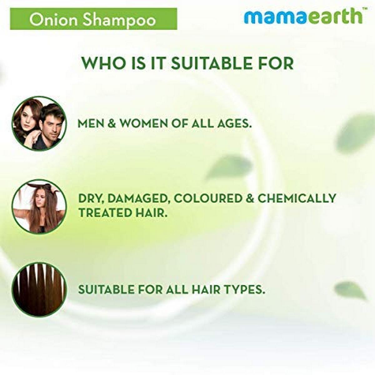 Mamaearth Onion Shampoo for Hair Growth (400ml)