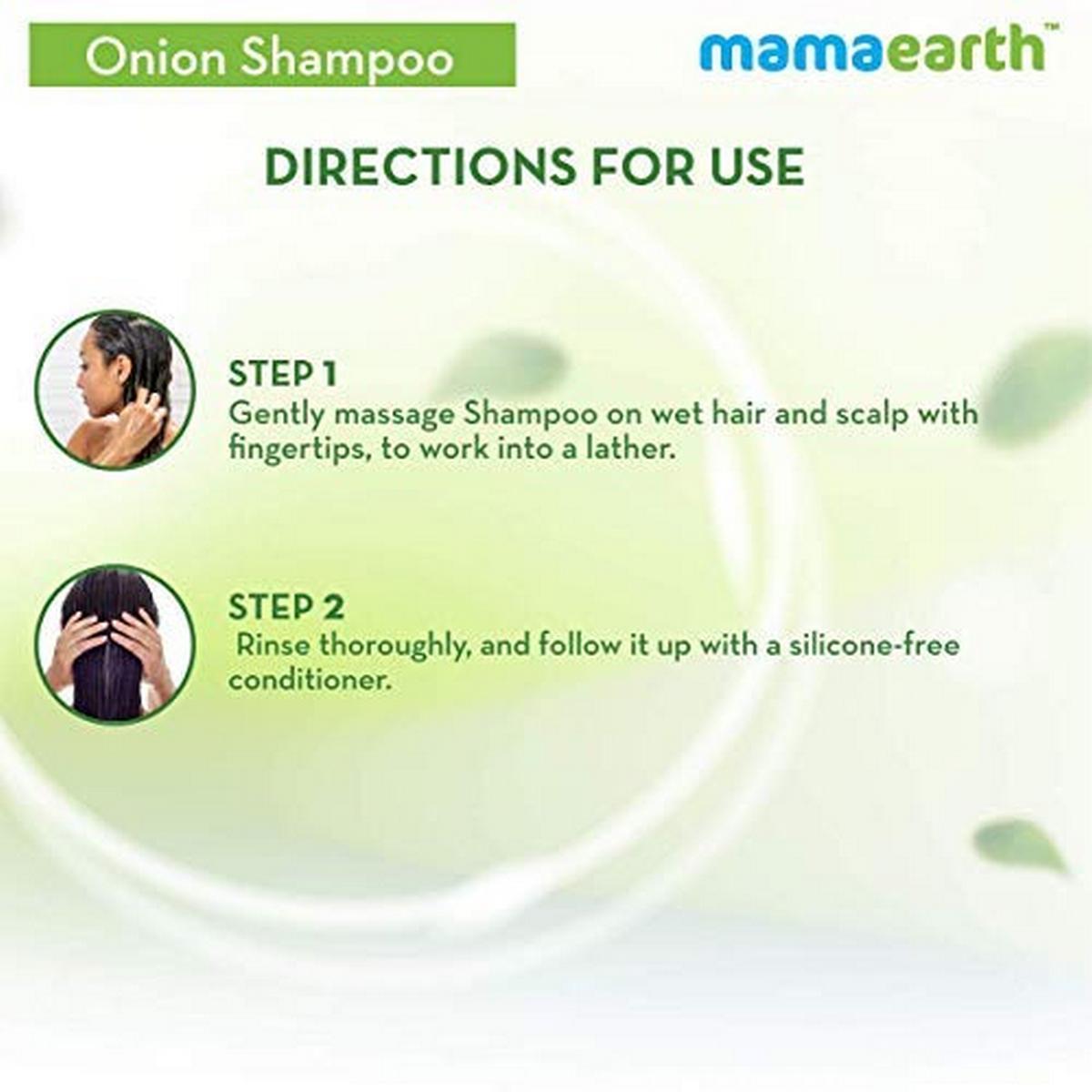 Mamaearth Onion Shampoo for Hair Growth (400ml)