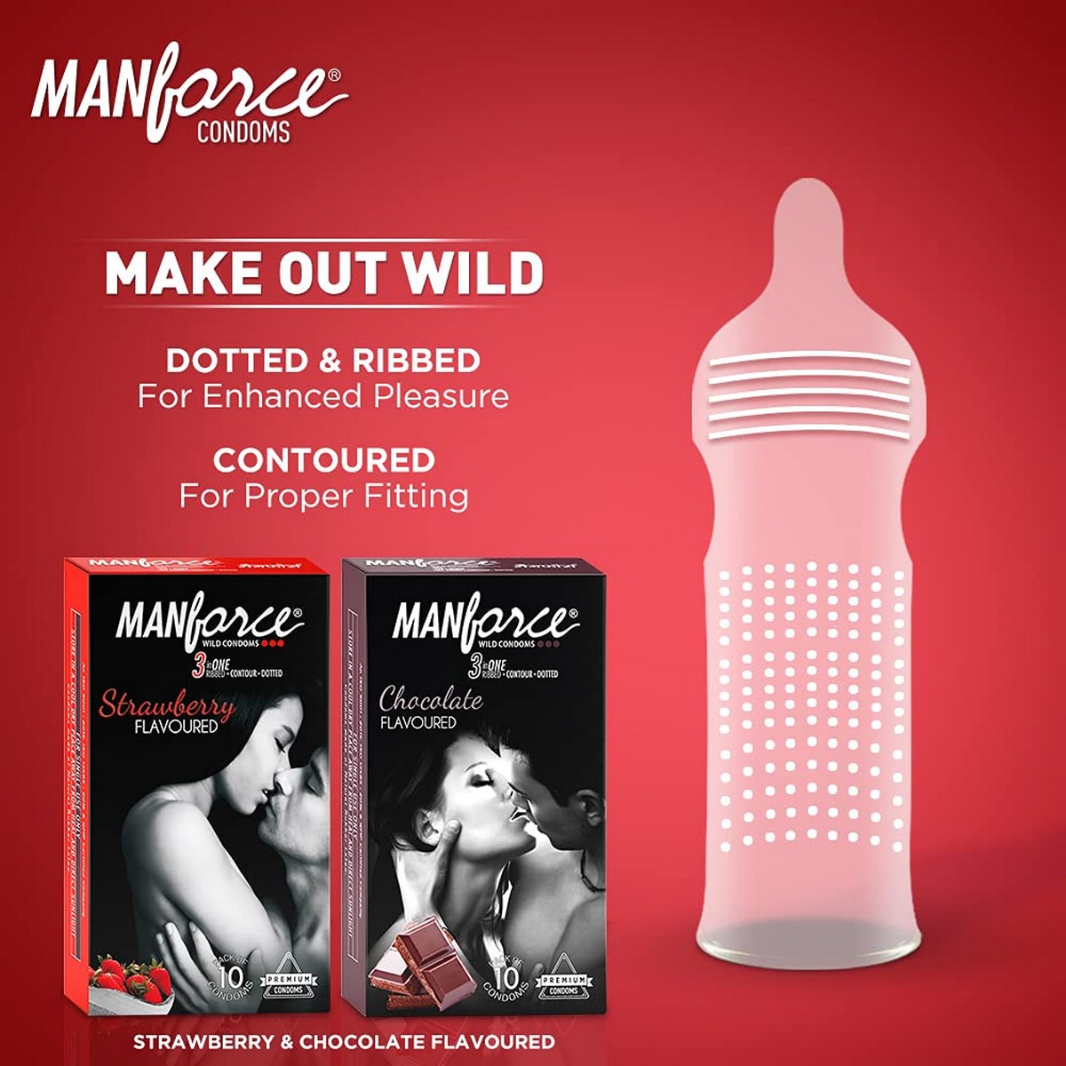 Manforce Condoms Combo Pack- 10 Pieces (Pack of 3)