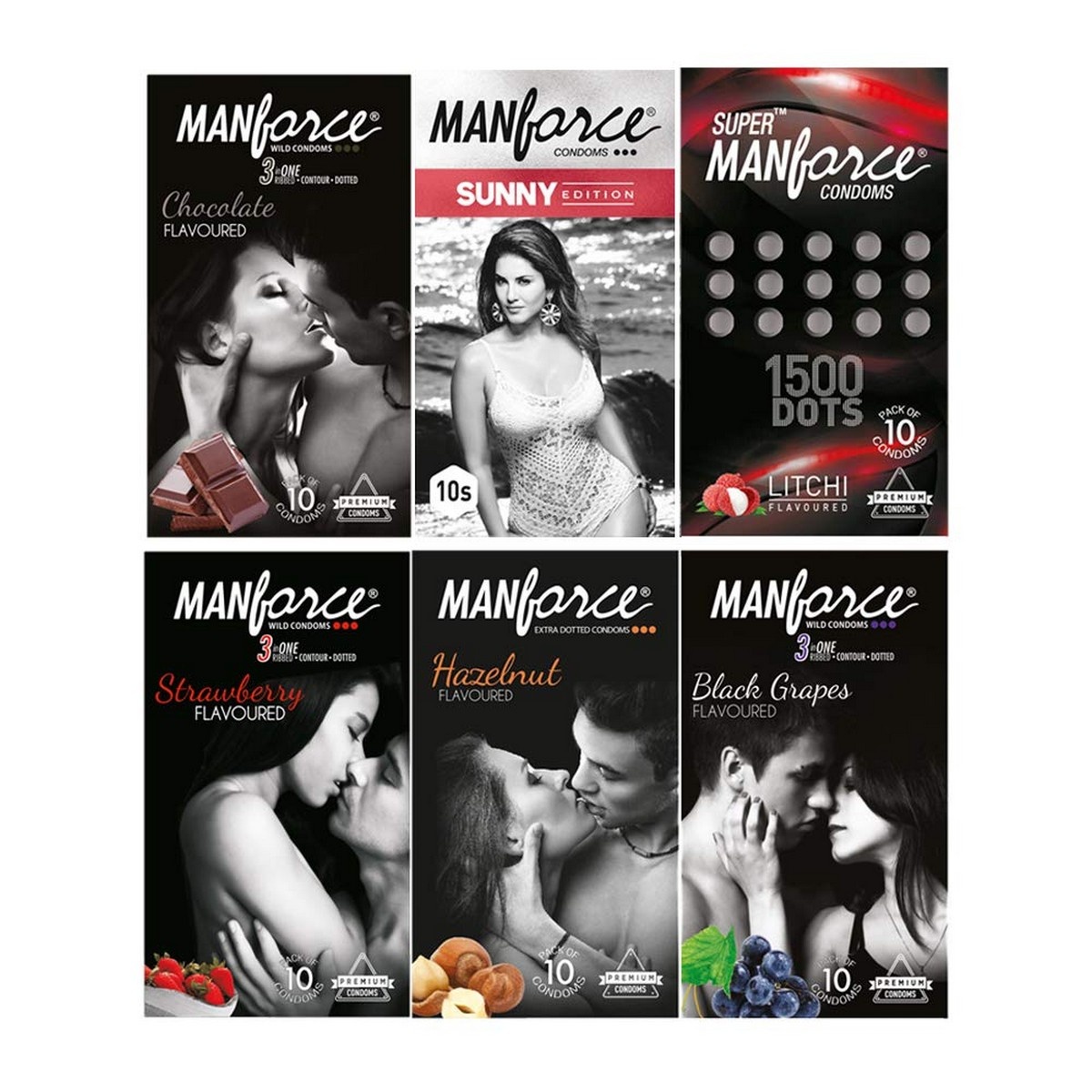 Manforce Mix Condoms Set Of 6