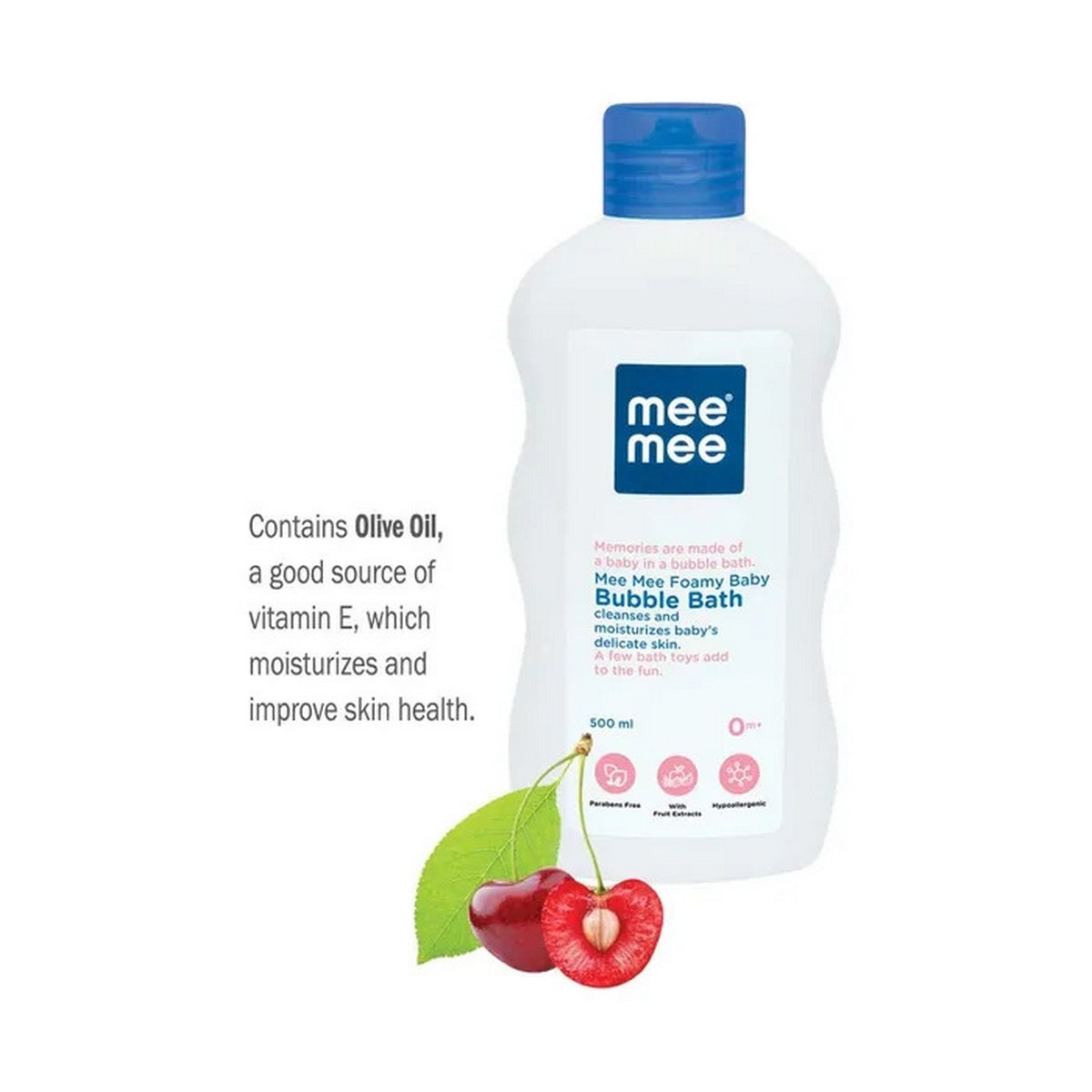 Mee Mee Gentle Baby Bubble Bath White (500ml)