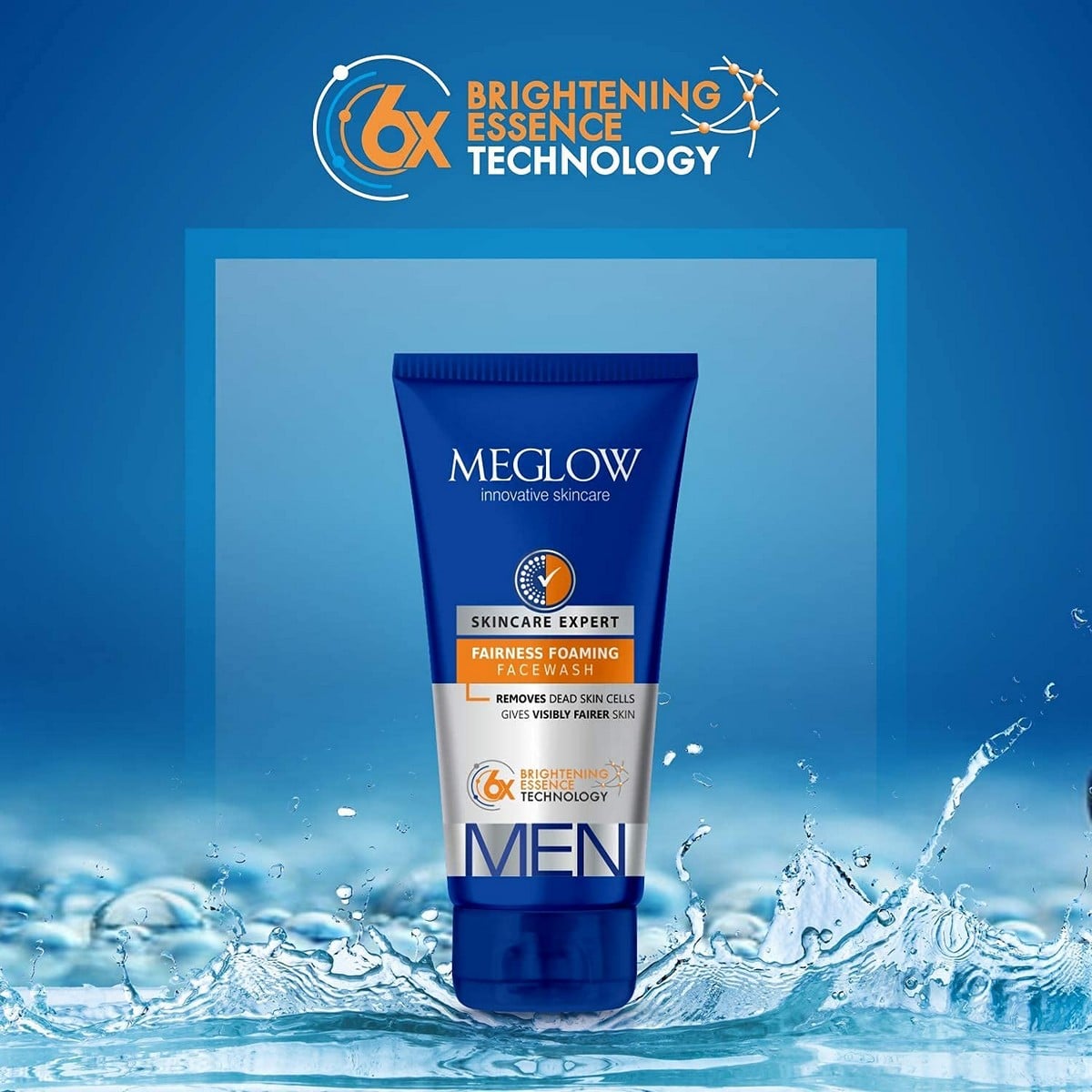 Meglow Men Fairness Foaming Facewash (70 gm)