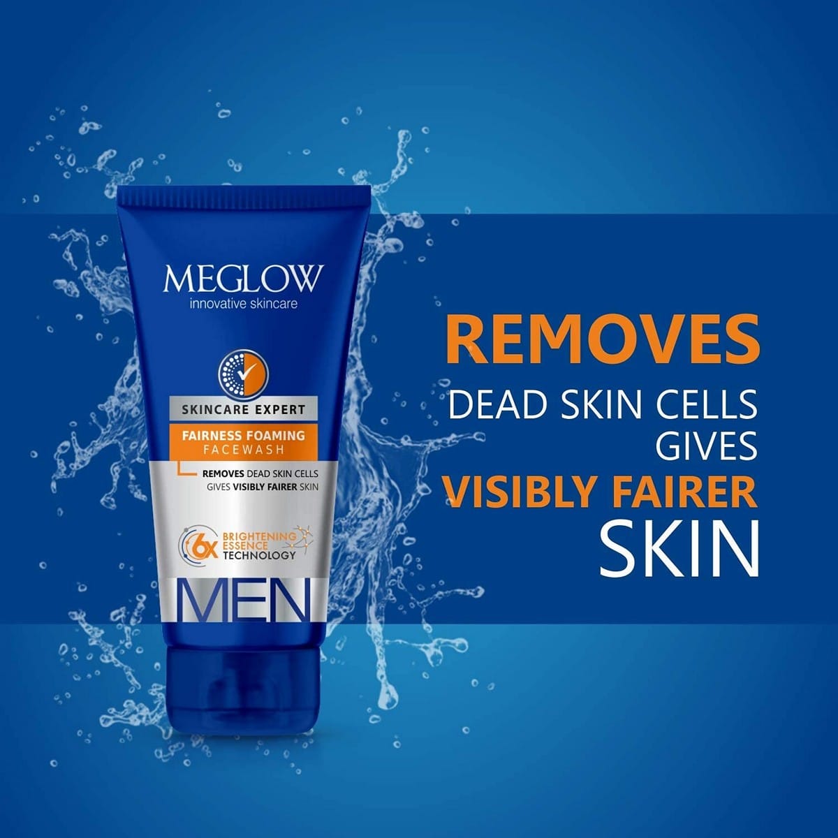 Meglow Men Fairness Foaming Facewash (70 gm)
