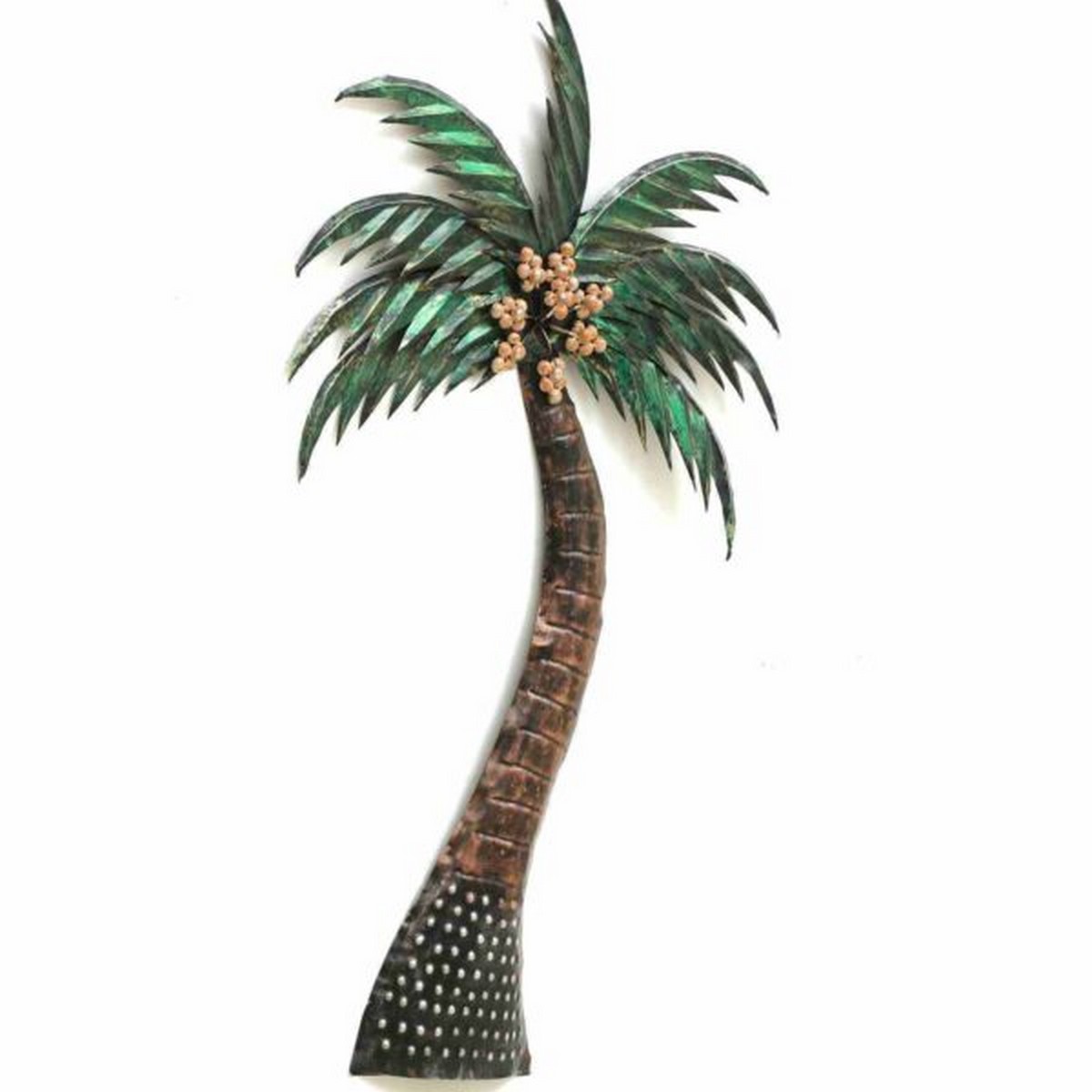 Metallic Tropical Cococut Tree for Wall Decor