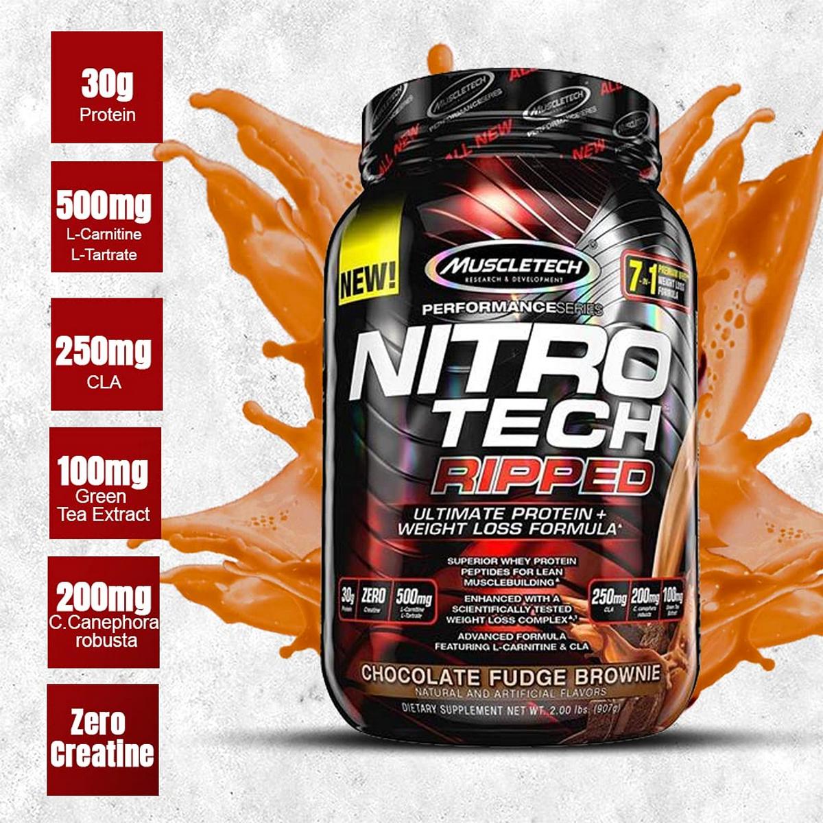 MuscleTech Performance Series Nitro Tech Ripped (970 g)