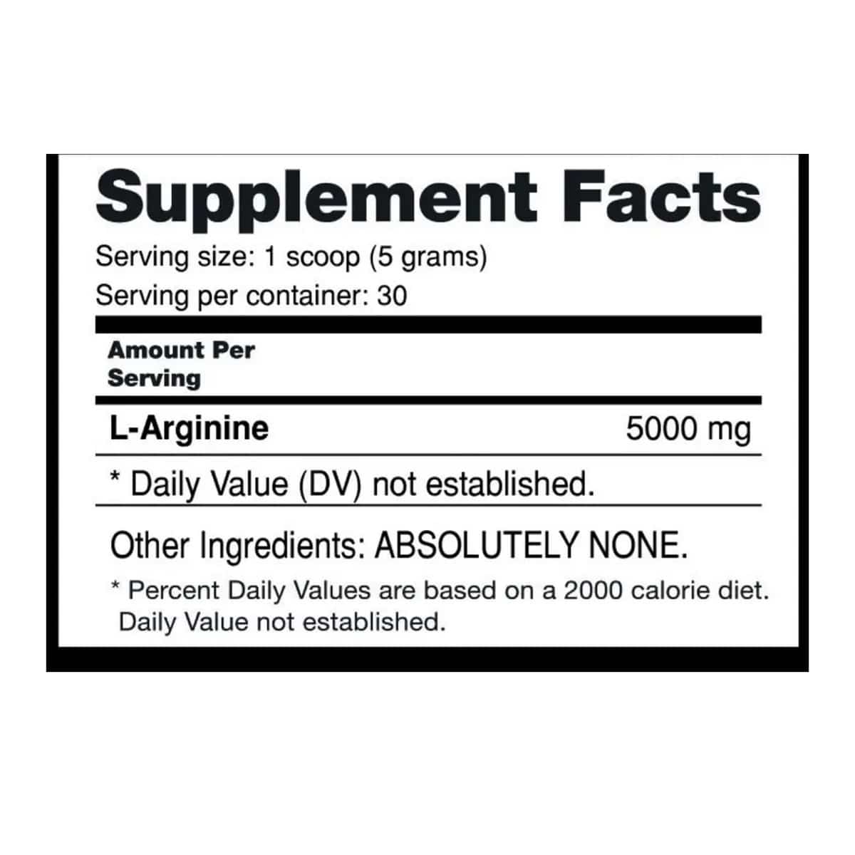 Muscletrail 100% PureÂ L-Arginine (150 grams)