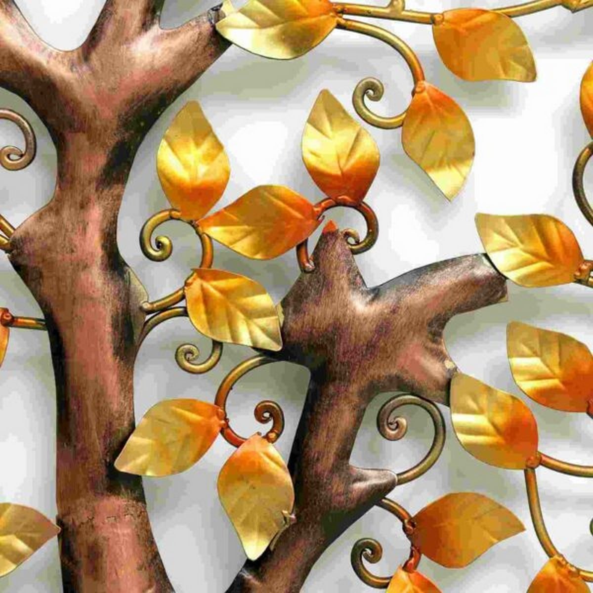 Iron Made Mythological Scroll Tree for Wall Decor