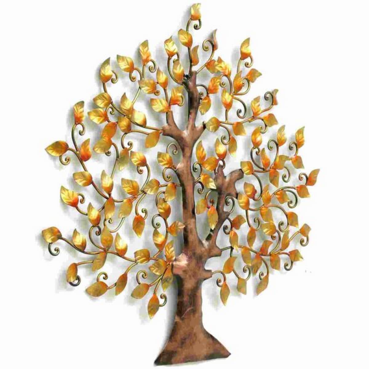 Iron Made Mythological Scroll Tree for Wall Decor