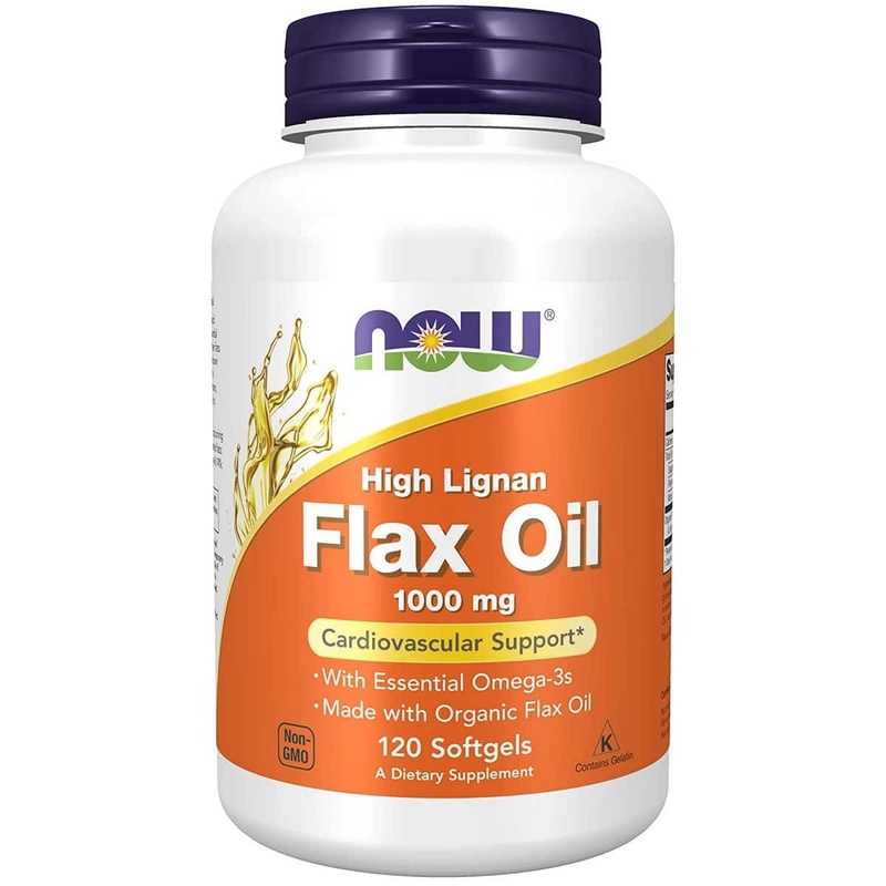 NOW Foods Flax Oil 1000 mg (120 softgels)