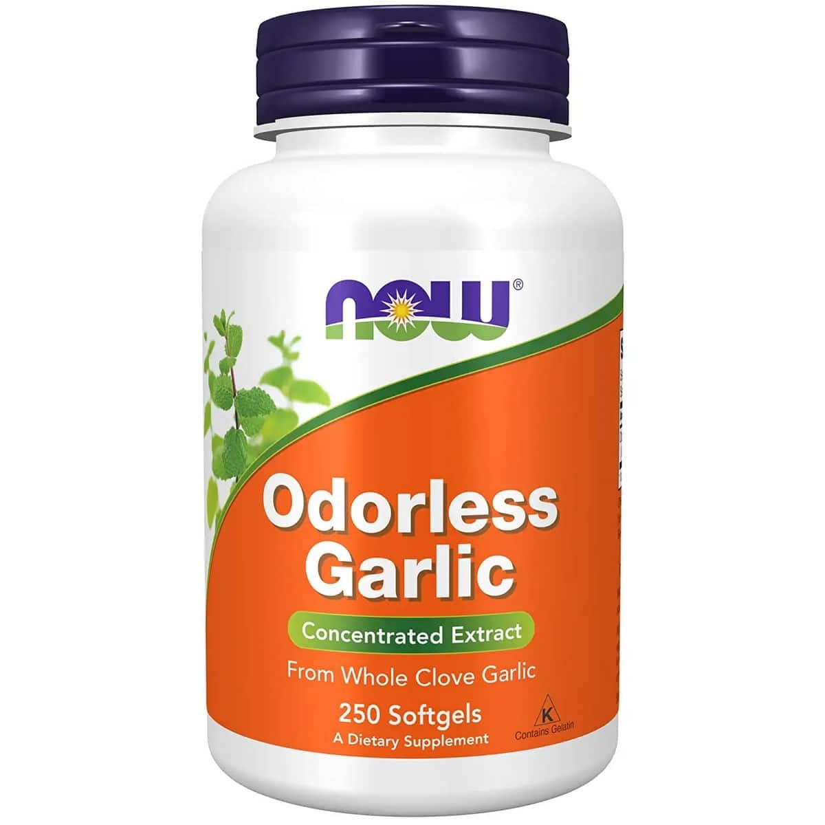 NOW Foods Odourless Garlic Original (250 Softgels)