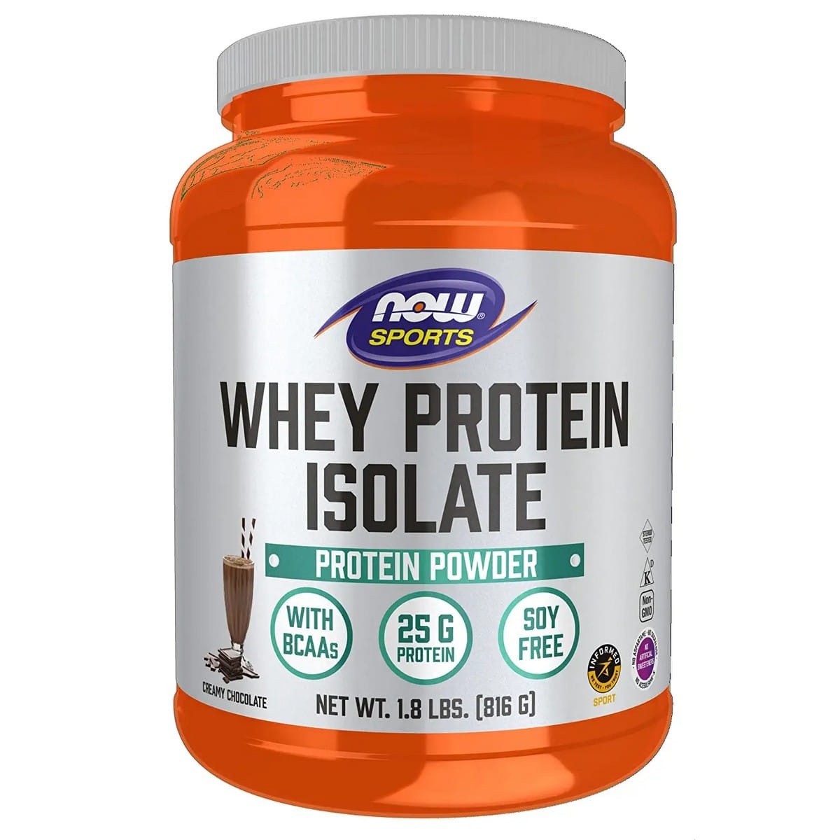 NOW Foods Whey Protein Isolate Dutch Chocolate (816 grams)