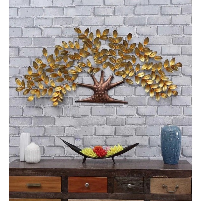Nano Golden Tree for Wall Decoration