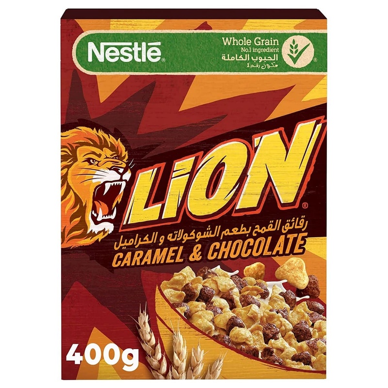 Nestle Lion Caramel & Chocolates Cereal (400 gm)