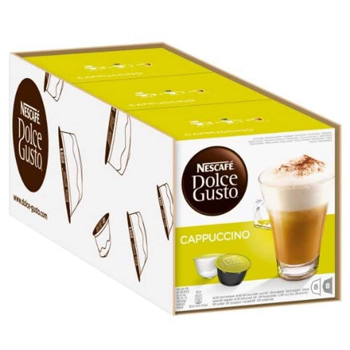 Nestle Nescafe Dolce Gusto Cappuccino (16 Cap x 3)