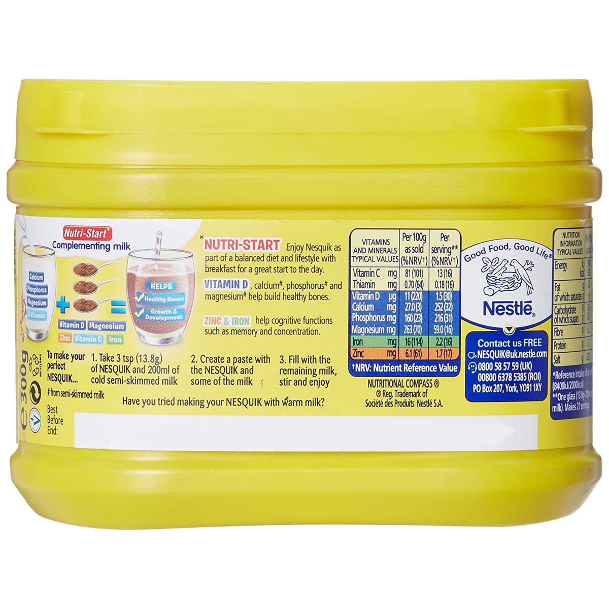 Nestle Nesquick Chocolate Drink (360 gm)