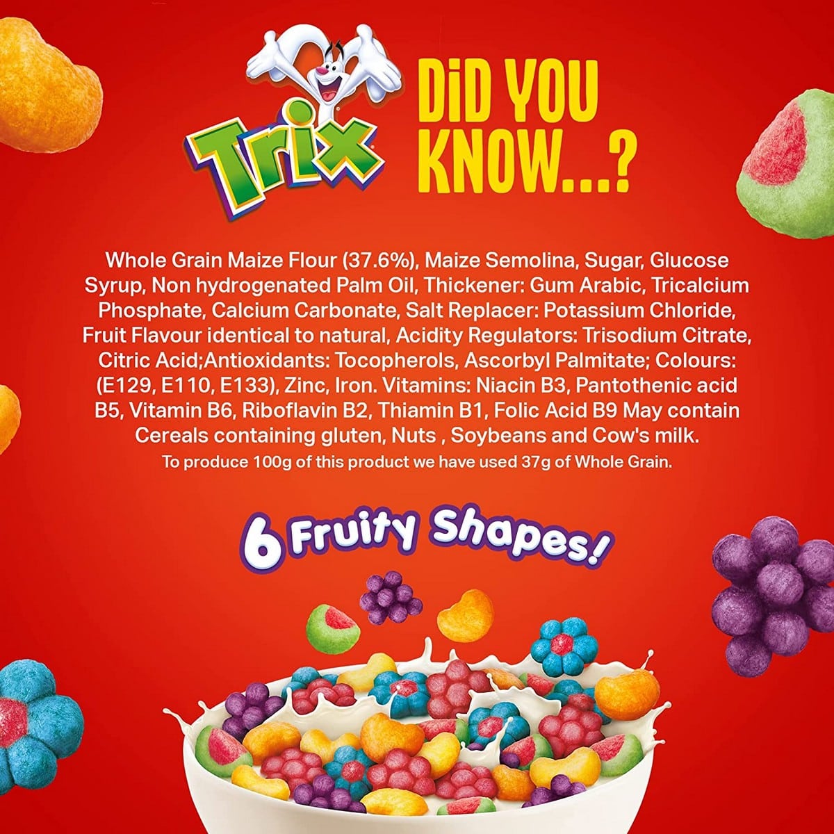 Nestle Trix Cereal Fruity Shapes (330 grams)