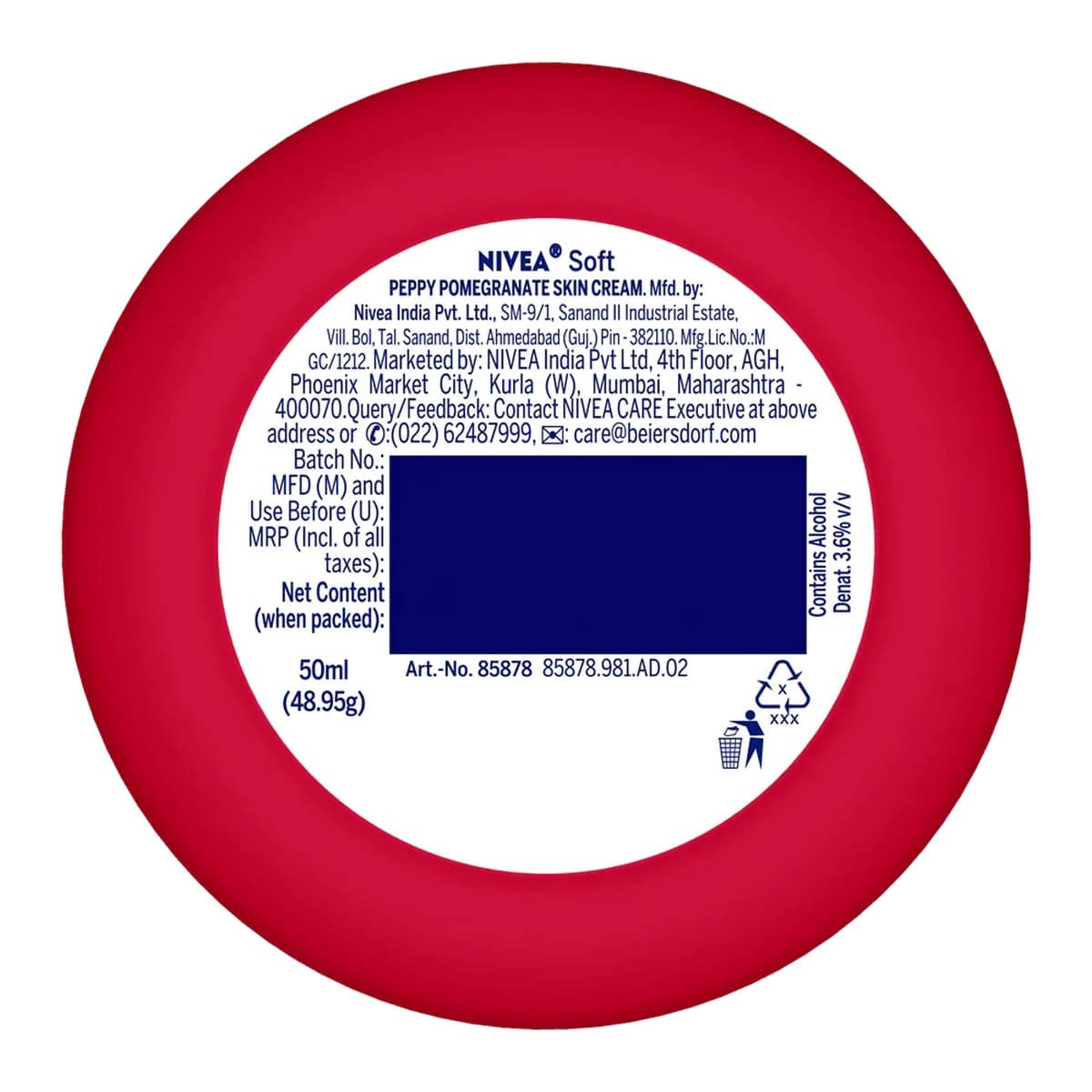 Nivea Soft Scents Moisturising Cream (100 ml)