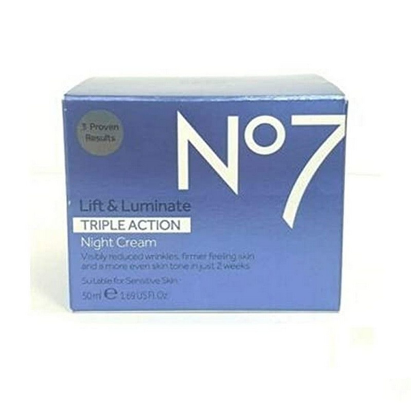 No7 Lift & Luminate Triple Action Night Cream (50ml)