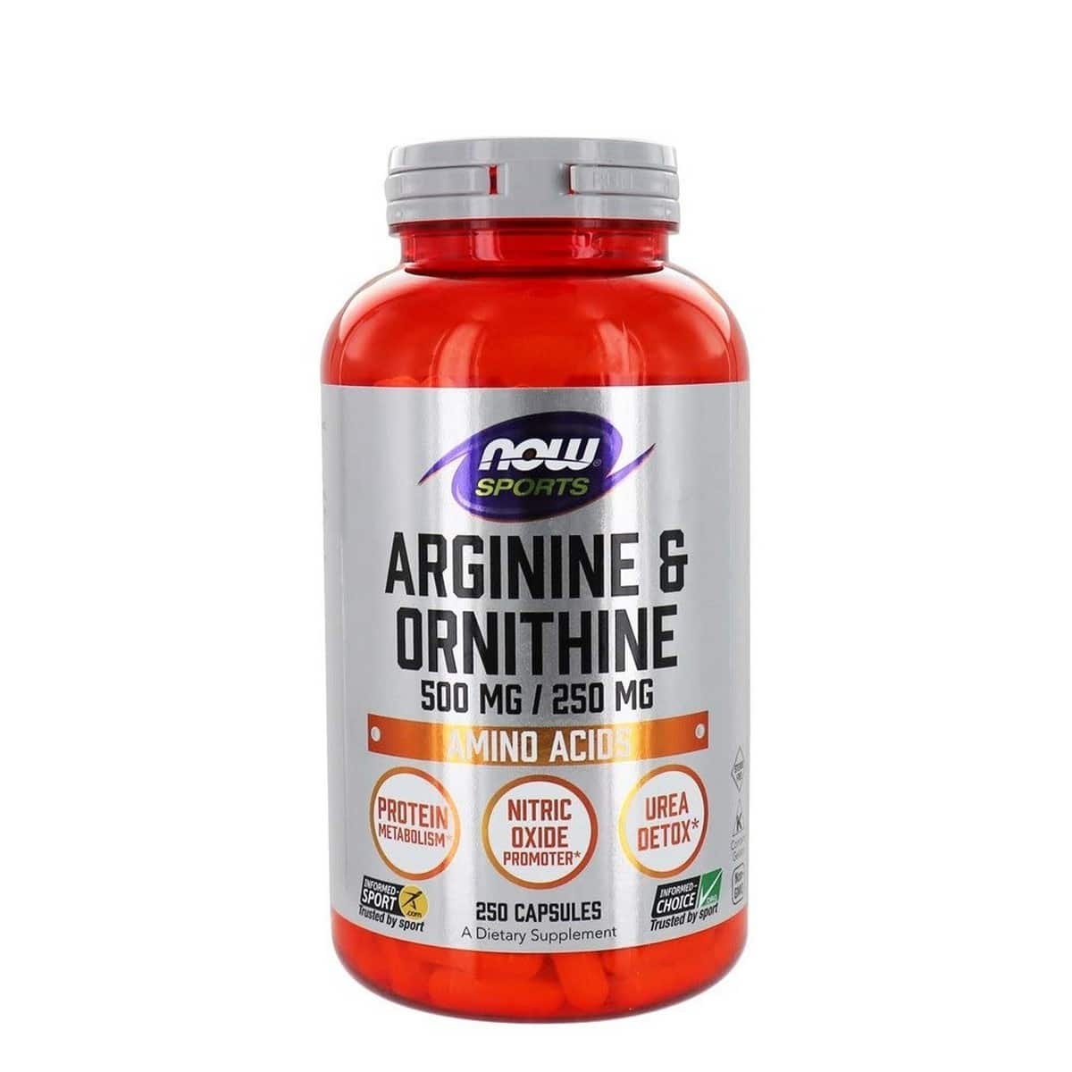 Now Foods Arginine and Ornithine (250 capsules)