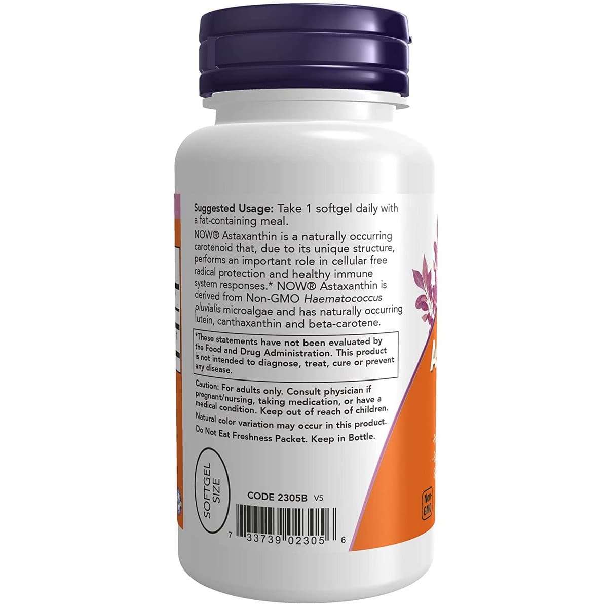 Now Foods Astaxanthin Softgels 4 mg (90 softgels)