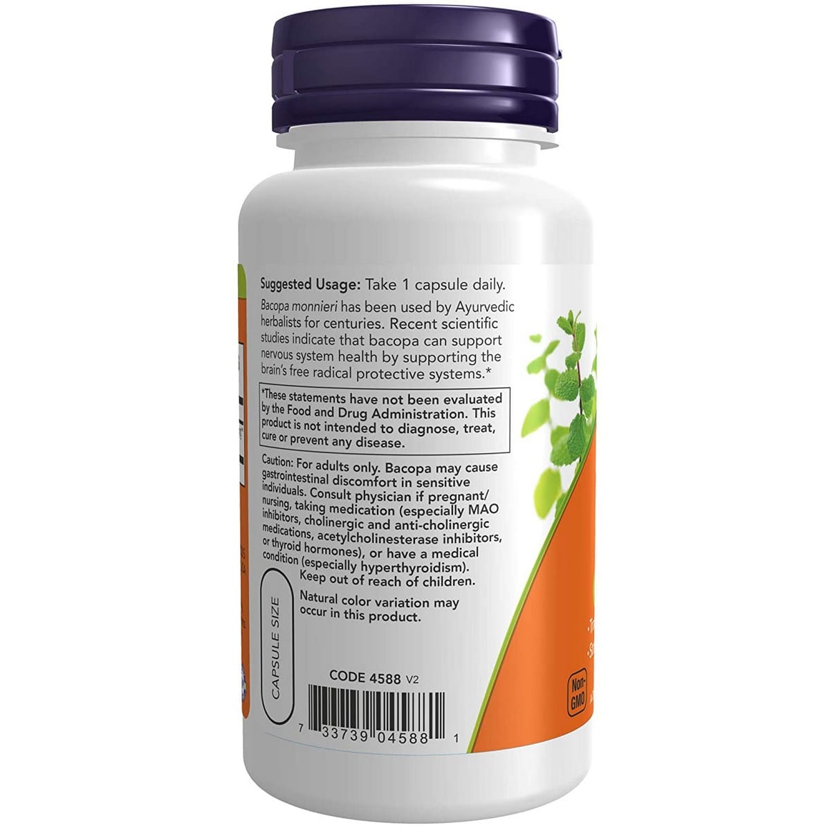 Now Foods Bacopa Extract 450 mg (90 capsules)