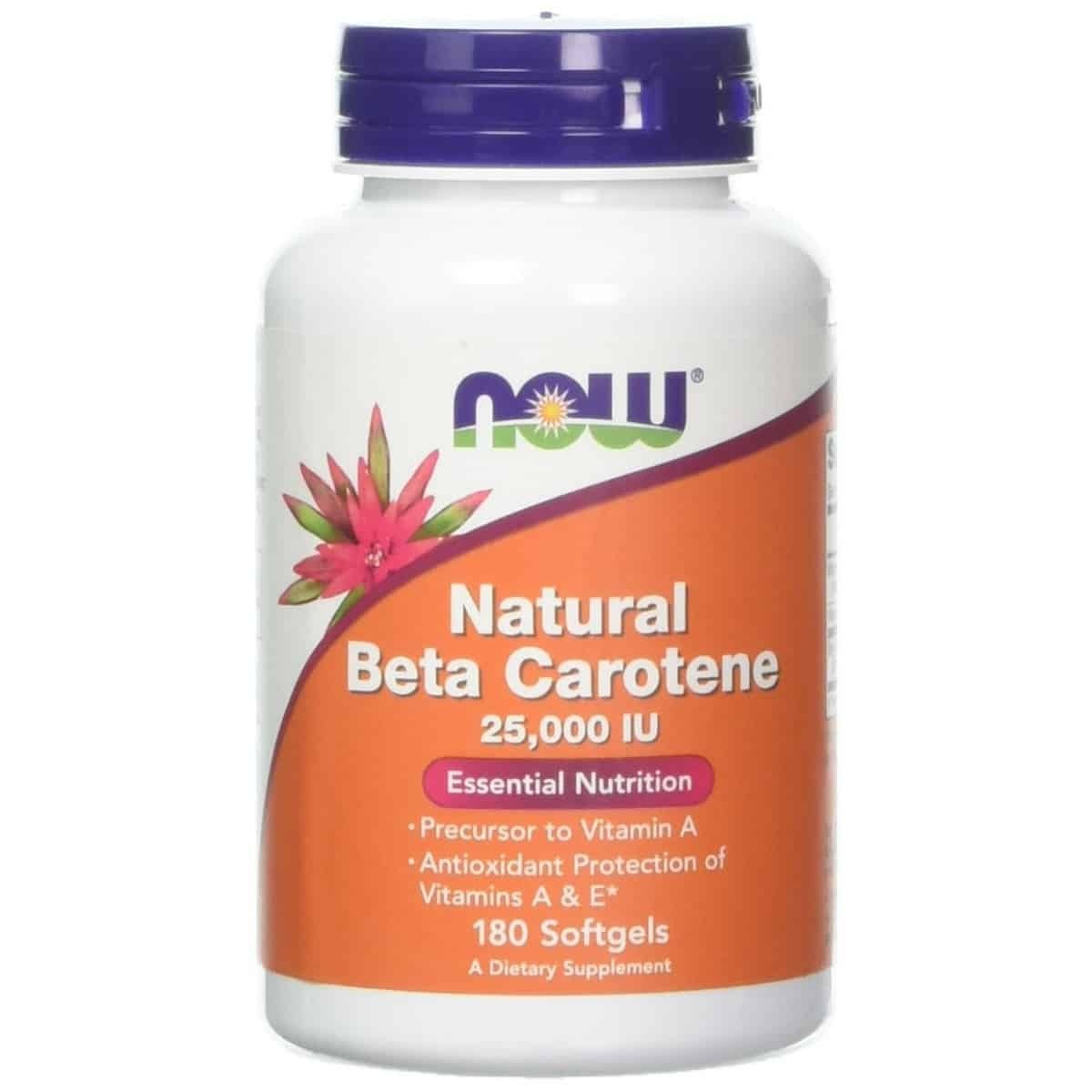 Now Foods Beta Carotene (180 softgels)