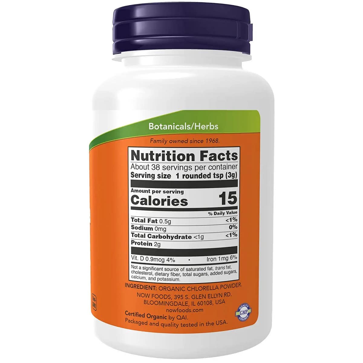 Now Foods Chlorella Powder 4 OZ (113 grams)