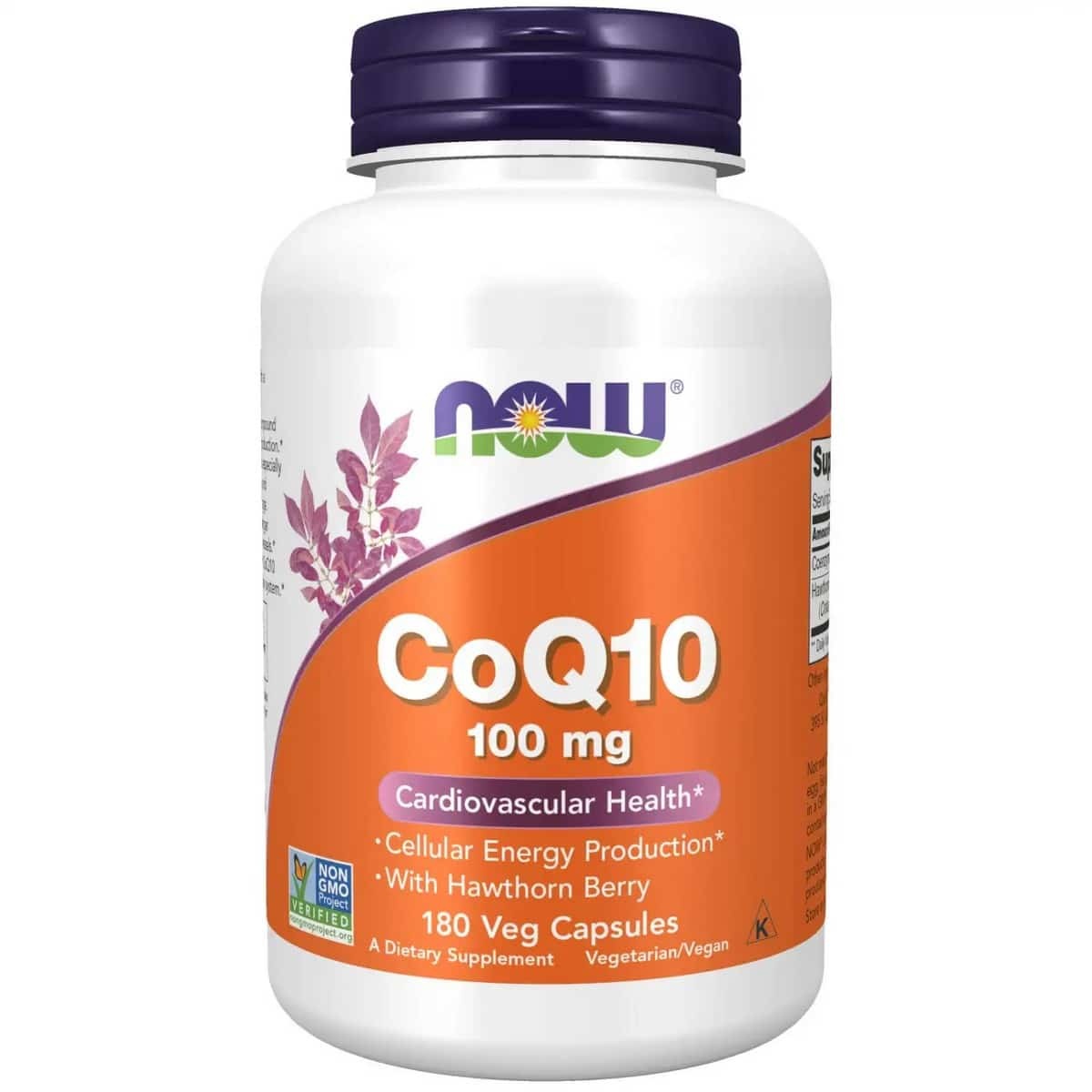 Now Foods CoQ10 Cardiovascular Health 100 mg (180 capsules)