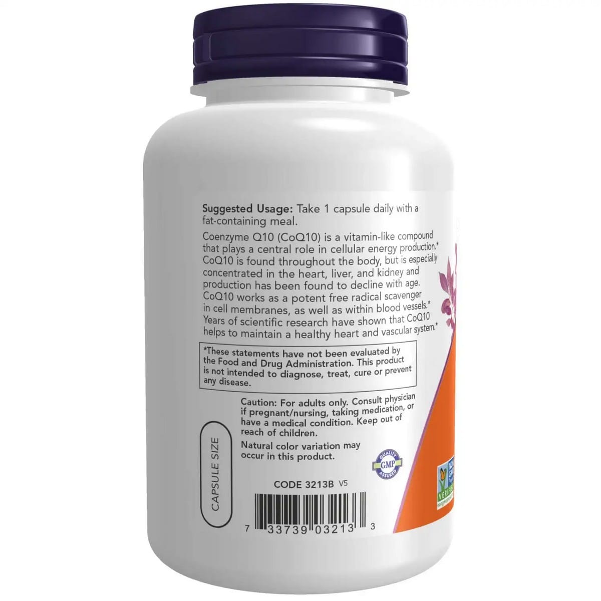 Now Foods CoQ10 Cardiovascular Health 100 mg (180 capsules)