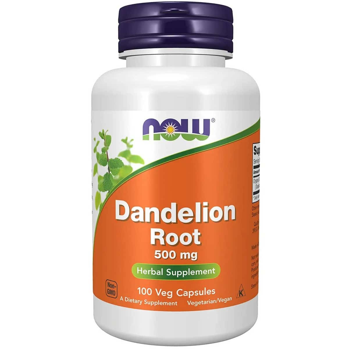Now Foods Dandelion Root 500mg (100 capsules)