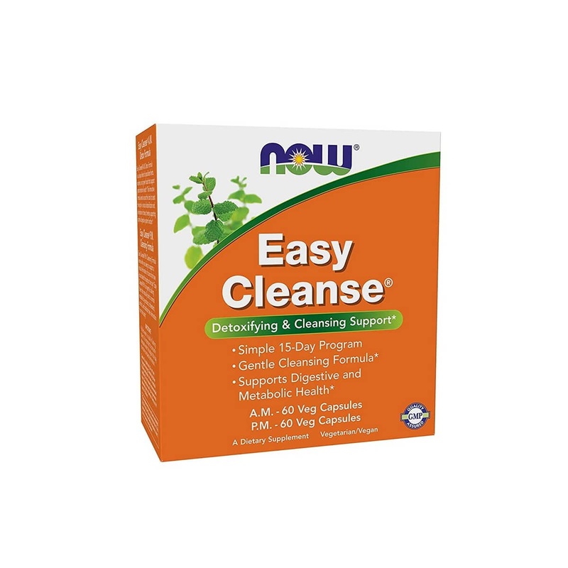 Now Foods Easy Cleanse Kit (60 A.M. & 60 P.M. capsules)